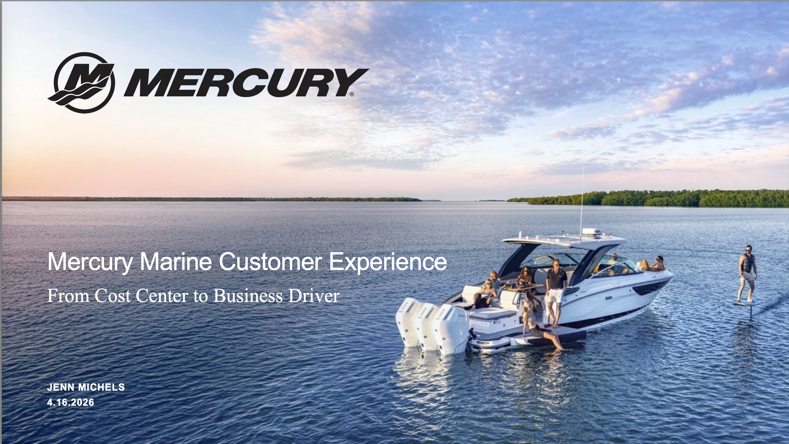 4. Mercury Marine Presentation Slides: From Cost Center to Business Driver thumbnail